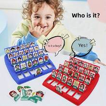 Children's Guessing Game Toy, Logical Thinking Reasoning Matching Who Board Game, Holiday Gift - the Character Game - View 2