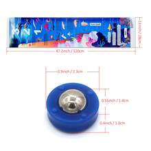 1 Set 120 cm Wissenschafts-Popularisierungs-Bildungs-Curling-Spielset - Wissenschafts-Popularisierungs-Bildungs- und Spaßspiel für Familien & Kinder ab 6 Jahren - Ideales Weihnachts-, Halloween- oder Spielgeschenk