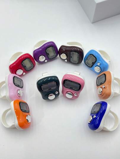 Mini-ringtelkaarten, Tasbih, compact en lichtgewicht, 0-99999, handig voor het tellen van gebeden, inventaris, personen tellen, enz.