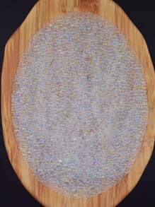 30g gemischte Größen Bubble Perlen, Mini Glas Bubble Perlen von 0,6 bis 3 mm, geeignet für DIY Harz Formen und Silikon Schmuckherstellung, ideal für Basteln und DIY Nail Art, perfekt für Shaker Karten und Küstenthemen Bubble Art Projekte.