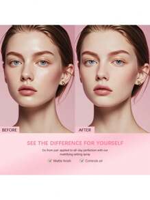 PAORPEVM 1瓶100毫升定妆喷雾 - 持久保湿控油亮泽防水定妆喷雾，适合油性肌肤 - 彩色 - 查看 4