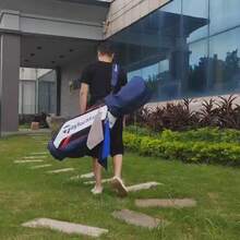 1pc 11.81" X 11.81" Waffle Plaid Golf Towel With Hanging Hook, Golf Club Cleaning Towel