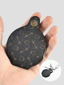 1 Stück tragbare Handlupe, faltbare Taschenlupe, Schmuck Lupe, Schmuckbetrachtung faltbare Lupe, Handglas-Linse, Taschenjuwelier Lupe, Lupe, Lupe Durchmesser, tragbare faltbare Handlupe, Leder Lesebrille, Schmuckbetrachtungs-Lupe