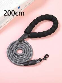 1 szt./ Mocna smycz dla psa z miękką wyściółką, odblaskowa w nocy, odpowiednia dla małych, średnich i dużych psów, dostępna na wszystkie pory roku