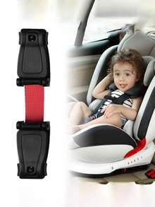 1/2件儿童汽车安全座椅胸夹，防脱婴儿胸扣，多功能背包胸夹胸带夹 - 紅色 - 查看 1