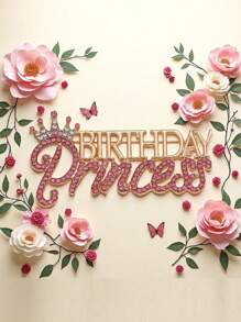 1pc Luxury English Letter Birthday & Multi-Style English Letter Brooch, Fashion High-End Suit Lapel Pin, Suitable For Women Party/Birthday Gift Accessory Office Accessories Shirts Jacket Jewelry Christmas Halloween Clothes Pin Funny Cute Teacher Gifts