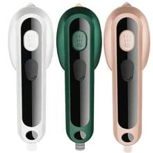 OBOVAY 1 件装便携式手持蒸汽熨斗 - 紧凑型旅行熨斗，配备强大的 40W 蒸汽，大号钛板，可使衣物不起皱，快速加热且热量分布均匀，非常适合家庭、旅行、洗衣 - 无需电池，时尚电器，耐用结构