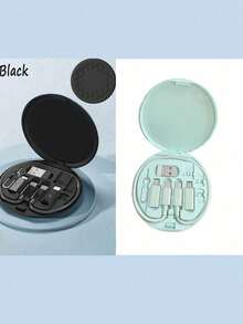 1Pc Multifunctional Data Cable Kit With Charging Storage Box, 60W Fast Charging, Can Be Used As A Mobile Phone Model Holder Simple Portable Charging Cable Adapter Kit, USB Lightning Adapter Adapter Kit College Dorm Essentials Travel Essentials Travel Accessories Travel Must Haves Beach Vacation Summer Holiday School Accessories Back To School Supplies Stuff - Multicolor - View 17