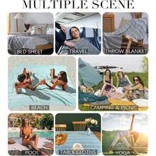 Giant Turkish Beach Towel Blanket Extra Large Boho Cotton Throw Blanket Pool Cloud Towel Quick Dry Sand Free Microfiber Sandrpoof Adult Women Lightweight Oversized XL Xll Big Jumbo Wide 2 Person Size