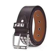 Punk Rock Belt With Studded Decoration - C - Xem 1