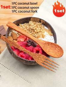 Bát dừa tự nhiên, Bát vỏ dừa, Đĩa nhẹ, Đồ dùng trên bàn ăn Đông Nam Á, Đĩa, Bát tráng miệng, Bát salad, Bát yến mạch ăn sáng, Bát vỏ dừa đơn giản nhưng cao cấp, Bát sáng tạo của Người nổi tiếng trực tuyến, Bát tráng miệng, Bát nước đường, Bát kem gia dụng, Bát salad trái cây, Một mảnh, Hai mảnh - Kích thước thay đổi từ 12-14cm - Cà phê nâu - Xem 12