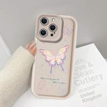 Designed For IPhone 16/15/14/13/12/11 Pro, This Case Overflows With Ethereal, Whimsical Charm-Glittering Butterflies In Soft, Iridescent Hues, Forming A Delicate, Nature - Filled Pattern, Creating A Cozy, Enchanting Vibe. Crafted From Durable TPU, It's Scratch - Resistant, Slip - Proof, Gifting Your Phone A Shield Of Tender, Butterfly - Themed Magic. Supports Wireless Charging, So It Balances Everyday Practicality With A Touch Of Delightfully Dreamy, Butterfly - Adorned Romance-Each Grip Feels Like A Flutter Of Wings, Merging Function And Adorably Sweet, Nature - Inspired Flair!
