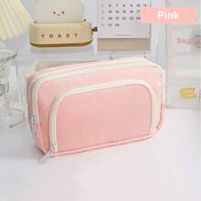 Large Capacity Pencil Case, Stationery Bag, Pencil Box, Big Pencil Case, Handheld Pencil Box, Stationery Box, Cosmetic Bag, Cosmetic Case, Portable Gift Suitable For Office, School, Teens, Girls, Boys , Back To School Gifts