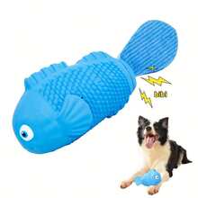 لعبة مضغ للكلاب على شكل سمكة الكلاون الحمراء لا تقهر - مطاط طبيعي متين، مناسبة للقضّاغين العنيفين، صوت تفاعلي لجذب الانتباه، رائعة للكلاب من الأحجام المتوسطة إلى الكبيرة، لعبة مضغ للقضّاغين العنيفين