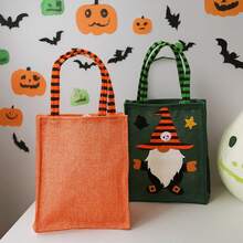1 buc/3 buc Decorațiuni de Halloween pentru păpuși cu desene animate, geantă de in cu oameni din pădure, geantă de bomboane pentru păpuși fără chip, en-gros pentru evenimente de sărbători, consumabile pentru petreceri