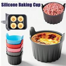 Air Fryer Baking Cups, Silicone Baking Molds, Muffin Cake Molds, Egg Tart Molds, Kitchen Accessories, Baking Tools, DIY Supplies - Boiled Egg Mold - View 4