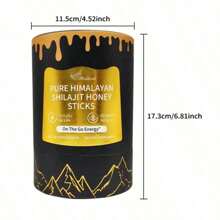 Pure Himalayan Shilajit Honey Sticks: On-The-Go Energy Boost