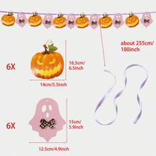 10 PIEZAS/50 PIEZAS/Set Banderas de Halloween, Calabazas, Fantasmas, Banderas, Banderas de Arrastre, Decoración del Hogar, Banderas de Jardín, Fiesta Temática, Decoración de Halloween, Decoración de Fiesta de Cumpleaños, Decoración de Frutas, Decoración de Celebración, Accesorios de Jardín y Patio Exterior - Multicolor - Ver 10