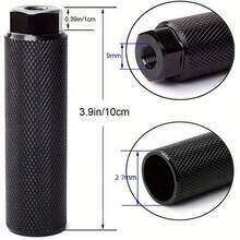 1 件铝合金防滑自行车脚踏，BMX 山地自行车特技脚踏，适合 3/8 英寸轴