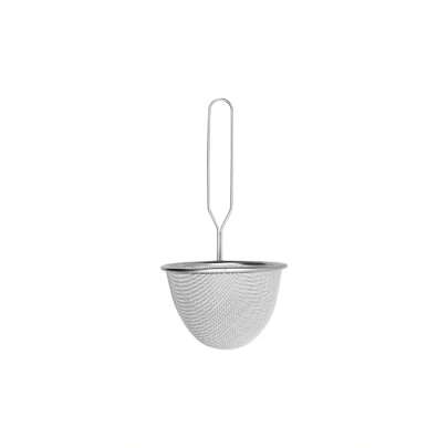 Peneira Coador Alça Aço Inox Molho Cafe Confeitaria 10cm