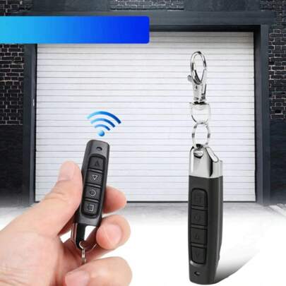Controle de Portão Eletrônico universal fixed code remote Slim 433.92MHz 4 em 1