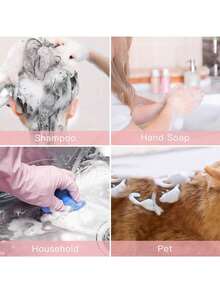 1/3/8/12 件（60 毫升，2 盎司）旅行泡沫泵瓶 - 透明塑料容器，可再填充，带分配泵，适用于洗面奶、睫毛洗发水和护肤品，便携式泡沫机，旅行配件，泡沫皂瓶空旅行泡沫分配器，适用于洗手液、睫毛洗发水、沐浴露家居浴室装饰秋季装饰返校，旅行必需品 - 彩色 - 查看 3