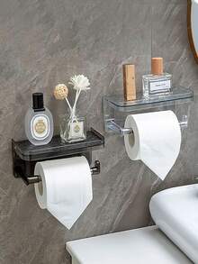 Toilet Paper Holder, Bathroom Tissue Box Wall Mounted, Luxury Glacier Texture Toilet Paper Dispenser, Suitable For Bathroom, Kitchen, Hotel