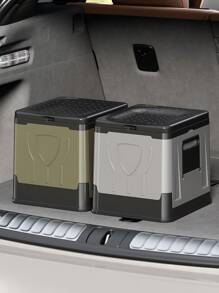 1Pc Camping Toilet, Portable Toilet For Adults, 14'' Camping Toilet With Lid, Camp Toilet With Holder, Portable Potty For Camping, Hiking, RoadTrip, Car, Tent, Truck Drivers