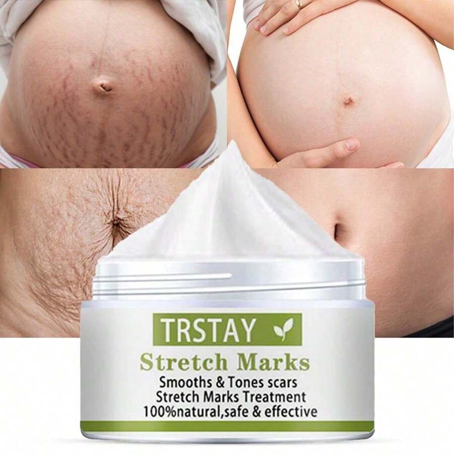 TRSTAY:"StretchFade Repair & Renewal Cream With Collagen, Shea Butter, And Natural Extracts For Smoother, Firmer Skin And Reduced Appearance Of Stretch Marks" - Hyaluronic Acid - Ver 1