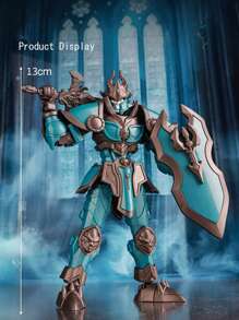 13 Movable Joints Arthur King Lich King Knight Robot Action Figure Assembling Toy Model, Gift For Boys