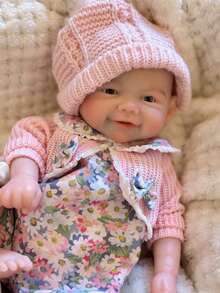 1pc 13 Inch/33CM All Silicone Reborn Girl, Lifelike Pascale & Vivienne Reborn Dolls With Visible Veins,3D Paint Can Open Mouth Art Doll, Collectible Birthday/Christmas/Family Party Gifts - Reborn Doll - View 8