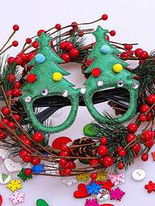 1/3/5pcs-Christmas Glasses Glitter Holiday Party Glasses Frames Christmas Decoration Accessories Mask Glasses, Prom Party Plastic Glasses, Funny Glasses Influencer Christmas Glasses, Christmas Glasses Glitter Party Accessories Glasses Frames Christmas Costume Decoration Glasses Christmas Holiday Party Supplies Gift Photo Booth. Christmas Party Glasses With 12 Designs Holiday Glasses Frames For Christmas Party Gifts And Holiday Gifts