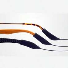 2pcs Adjustable Eyeglass Strap: Silicone Anti-Slip Eyeglasses Holder, Stretchable Range 9 Inches To 13.7 Inches, Suitable For Men And Women, Black