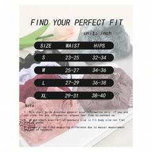 7 Pack Thong For Women Lace Underwear Stretch T-Back Tangas Low Hipster Panties S-XL