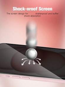 3 件/包钢化玻璃全屏隐私屏幕保护膜，隐私玻璃膜，防水，防刮，兼容 Iphone16e 7/8/X/XS/11/12/13/14/15 Pro Max/16 Pro Max/16 Plus - 黑色 - 查看 5