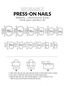 24pcs Short Oval 3D Gel Nail Stickers, Create Pearl Flower Nail Art, French Acrylic Press-On Nails, Short Size Perfectly Fit False Nails Set, Includes: 1pc Jelly Gel And 1pc Nail File, Easy To Wear, French Nail Stickers Suitable For Women And Girls For Daily, Party And Other Occasions - 彩色 - 查看 6