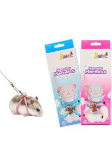 编织绳仓鼠牵引绳，防逃脱、防咬牵引绳，适用于仓鼠和小型宠物，批发 - 彩色 - 查看 8