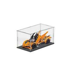 Hộp trưng bày acrylic, hộp acrylic trong suốt đã lắp ráp, lựa chọn thay thế cho hộp kính, dùng để trưng bày tượng nhỏ, lưu trữ và sắp xếp đồ chơi trong nhà. - màu đen - Xem 7