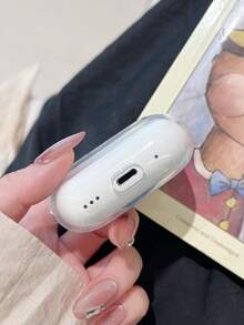 1 hộp đựng tai nghe Bluetooth hình mèo dễ thương kèm móc khóa hình mèo, tương thích với tai nghe Apple. - Nhiều màu - Xem 12