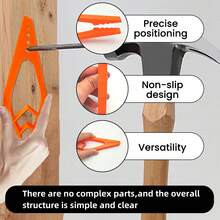 1pc/3pcs Nail Fixing Tools Portable Nail Fixing Tools Woodworking Nail Fixing Clips Nail Fixer Nail Tool Fixing Tools Woodworking Utensils Tools Nail Holder Tools Nail Fixing Tools Hammered Nail Holder Hammers Nail Holder Pliers Home Tools Aids