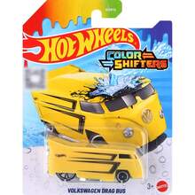 Hot Wheel 1:64 比例变色玩具车，冷水或温水浸泡后可反复变色，男孩儿童玩具车，生日及节日礼物，汽车模型玩具 BHR15-C/D，完美收藏，1980 年雪佛兰克尔维特，美泰梦幻座驾系列，TRAK-TUNE 1 件装 - 彩色 - 查看 8