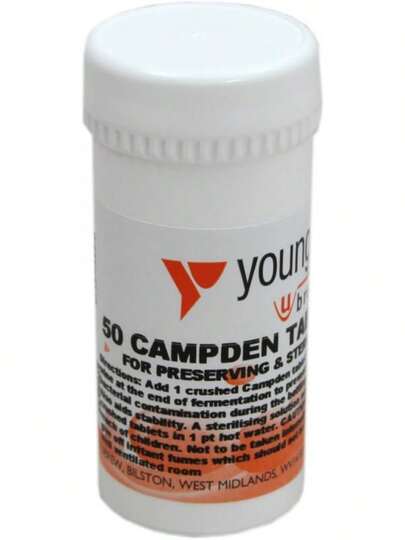 Youngs Campden Tablets 50 Pk (Sodium Metabisulphate)