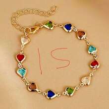 1pc Minimalist Fashionable Heart-Shaped Red Bracelet Jewelry, Suitable For Photos And Gift Giving