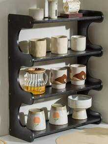 Estantería de 2/3/4 niveles con divisores de madera de bambú reforzados, perfecta para almacenar y organizar especias, bocadillos, tazas de café, libros y otros artículos en la cocina, el salón, la sala de estar, estanterías de almacenamiento.