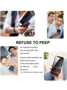 5 عبوات واقي شاشة خصوصية من الزجاج لهواتف آيفون 17 11 12 13 14 15 16 برو ماكس - فلتر خصوصية ثنائي الاتجاه، زجاج مقوى فائق القوة، 5 أضعاف القوة، درع غير مرئي، خالي من البصمات، سهل التركيب، متوافق مع زجاج آيفون 14 15 16 بلس