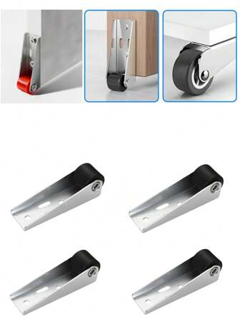 2 件/金属推拉门轨道滚轮 - 顺畅安静滑动，垂直安装，坚固稳定，适用于小型家具和橱柜推拉门轮垂直轨道滑轮静音微型家具轴承轮支撑门下垂神器塑钢滑轮