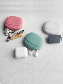 3/2/1 Chiếc Hộp đựng tai nghe silicon unisex, Ví đựng tiền xu tối giản, Hộp đựng phụ kiện kỹ thuật số, Hộp sắp xếp cáp, Túi đựng dây tai nghe, Đồ dùng học tập, Túi đựng chống rơi chống thất lạc, Hộp đựng dây tai nghe cáp dữ liệu di động, Túi du lịch đựng sạc dự phòng, Sạc dự phòng, Hộp đựng sạc, Hộp đựng tai nghe, Sạc dự phòng cho ký túc xá, nhà, cắm trại, Phụ kiện máy ảnh kỹ thuật số - Nhiều màu - Xem 5