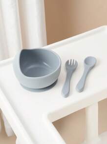 3PCS Personalized Customization Name And Pattern Baby Silicone Tableware Suction Bowl Soft Spoon Fork Feeding Learning Sets For Baby Solid Color Utensils Kids Custom Food Storage,Multi-Functional,Ornamental,Letter,Stylish,Modern,Colorful,Cute,Adorable,Casual,Custom,Personalised,Unique,Customized,Ideal Gifts For Him,Ideal Gifts For Her,Multi-Functional,Ornamental,Letter,Stylish,Modern,Colorful,Cute,Adorable,Casual,Custom,Personalised,Unique,Customized,Ideal Gifts For Him,Ideal Gifts For Her, Son, Daughter,Christmas Gift - Multicolor - View 27