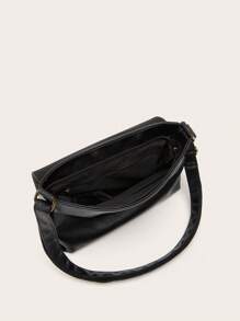 zijinling New Fashion Classic Versatile Women's Bag, Simple College Style Shoulder Bag, Casual Crossbody Bag