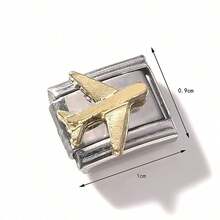 1/5/10 piezas Módulos de acero inoxidable, serie de corazón, flor y lazo - Ideal para hacer pulseras, anillos y regalos DIY